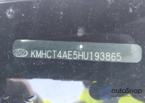 2017 Hyundai Accent Se from USA, damaged, VIN KMHCT4AE5HU193865